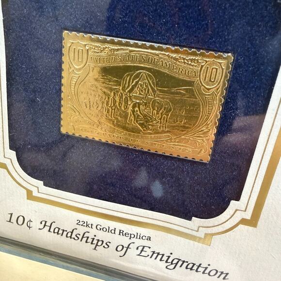 46 - Golden Replicas of U.S. Stamps Postal Classic 22k Gold Stamps - Mixed Lot - Picture 14 of 16